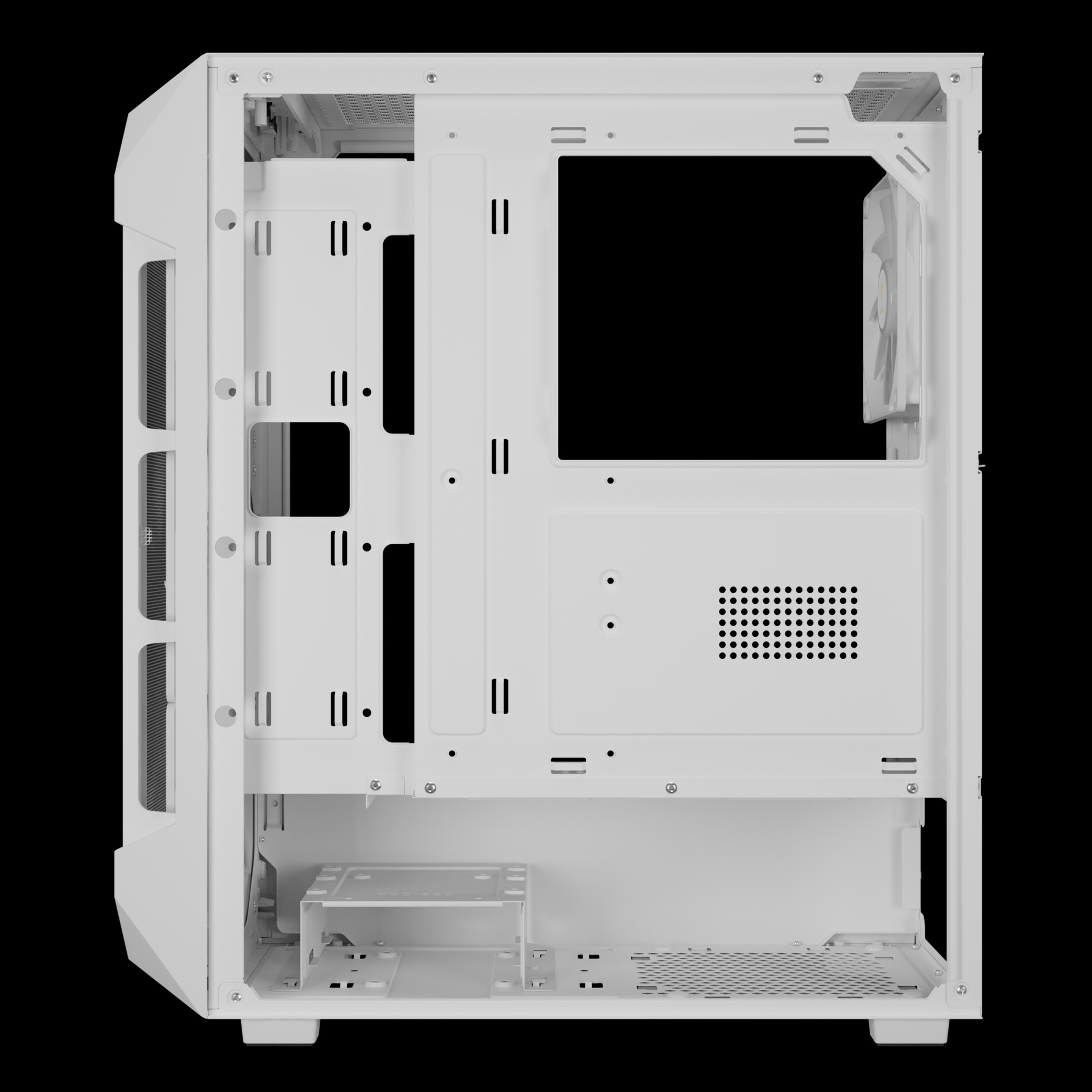 GAMDIAS AURA GC1 ELITE ARGB Mid Tower Gaming Case - White GAMDIAS AURA GC1 ELITE ARGB Mid Tower Gaming Case - White
